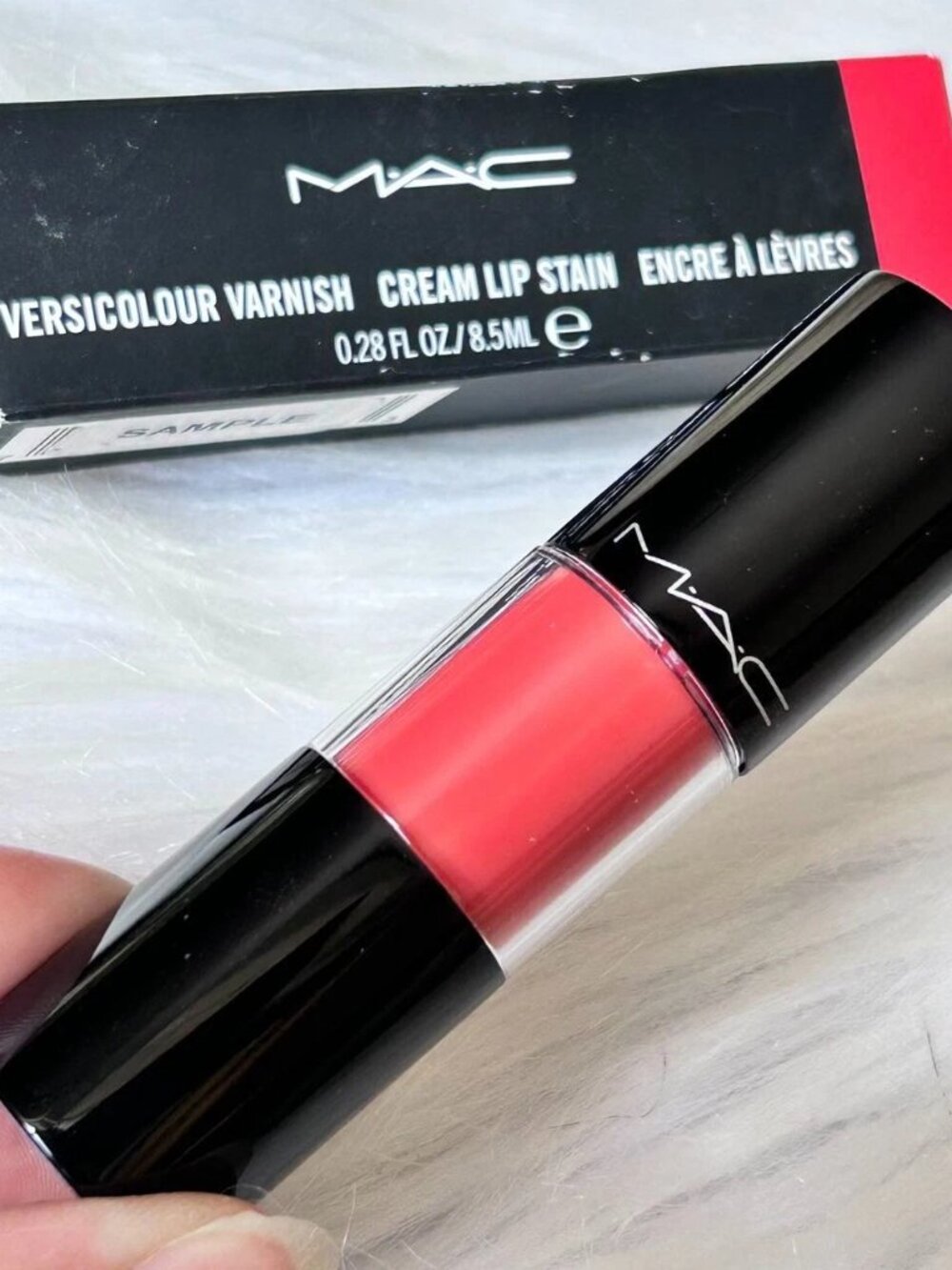 New Mac Versicolour Varnish Cream Lip Stain~112 to the extreme~Full size 0.28 oz